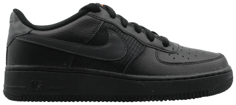 Achetez des Air Force 1 Low BG Black Total Orange AR0013 001 GOAT FR