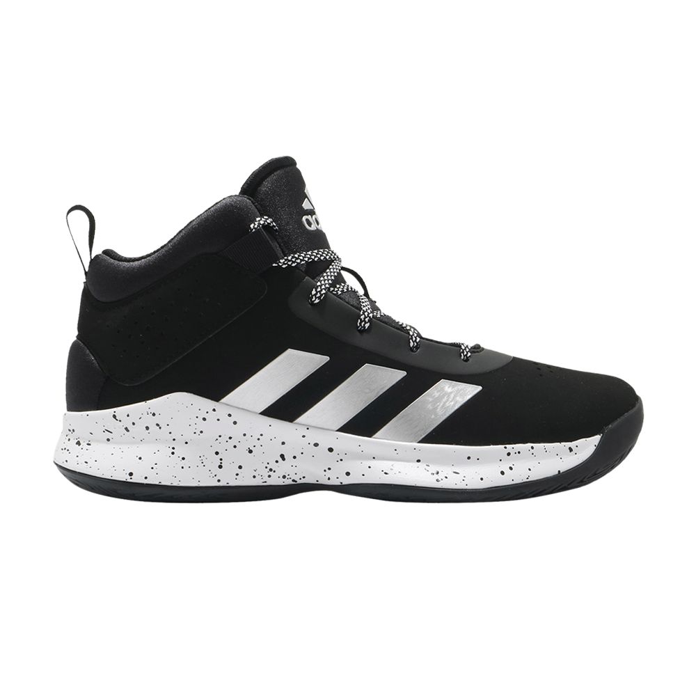adidas Cross 'Em Up 5 J Wide 'Black Silver Metallic' | Kid's Size 12.5