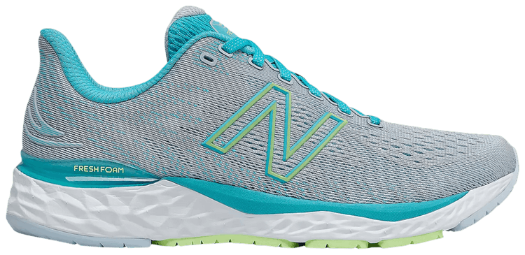 New Balance Wmns Fresh Foam 880v11 2E Wide Light Cyclone Virtual Sky