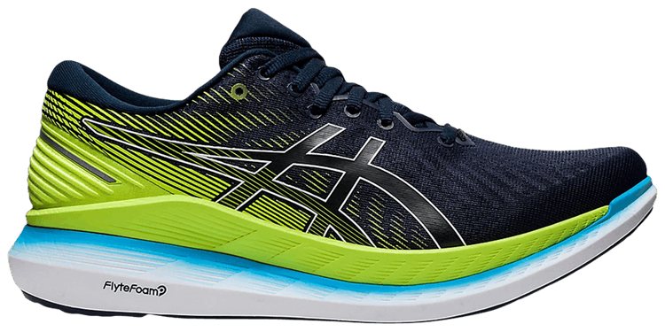 Asics GlideRide 2 French Blue Hazard Green