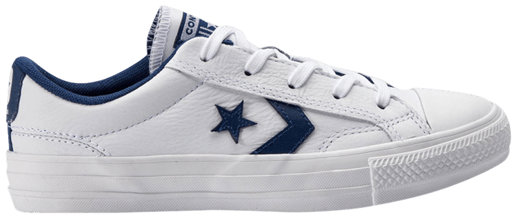Converse Star Player Low White Navy