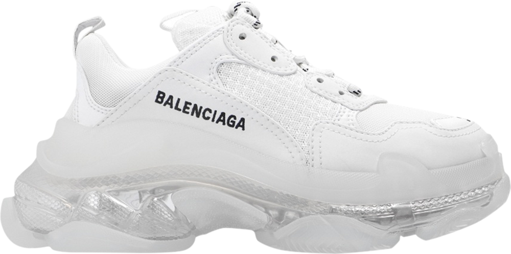 Buy Balenciaga Wmns Triple S Sneaker 'Clearsole - White' - 544351 W2FB1 ...