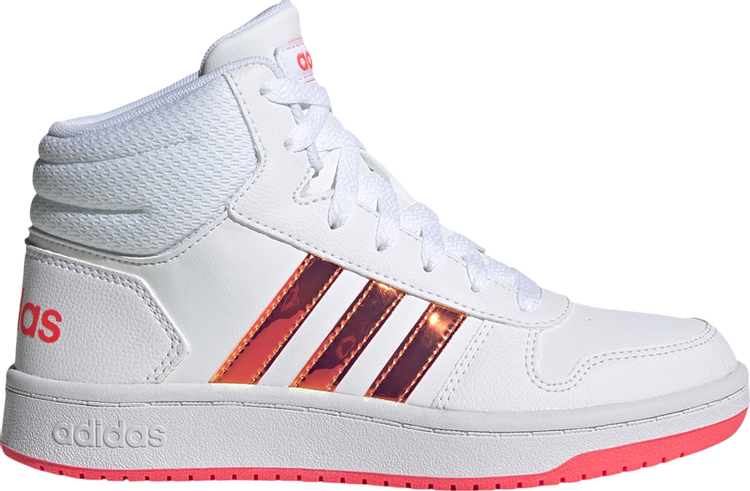 Hoops 2.0 Mid J 'White Signal Pink'