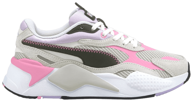 Puma RS X3 Twill Jr Grey Violet Pink