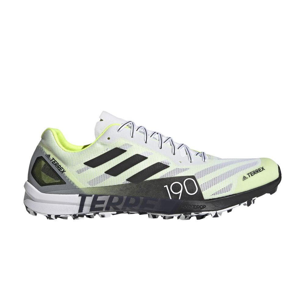 adidas Terrex Speed Pro Trail 'White Solar Yellow' | Men's Size 12