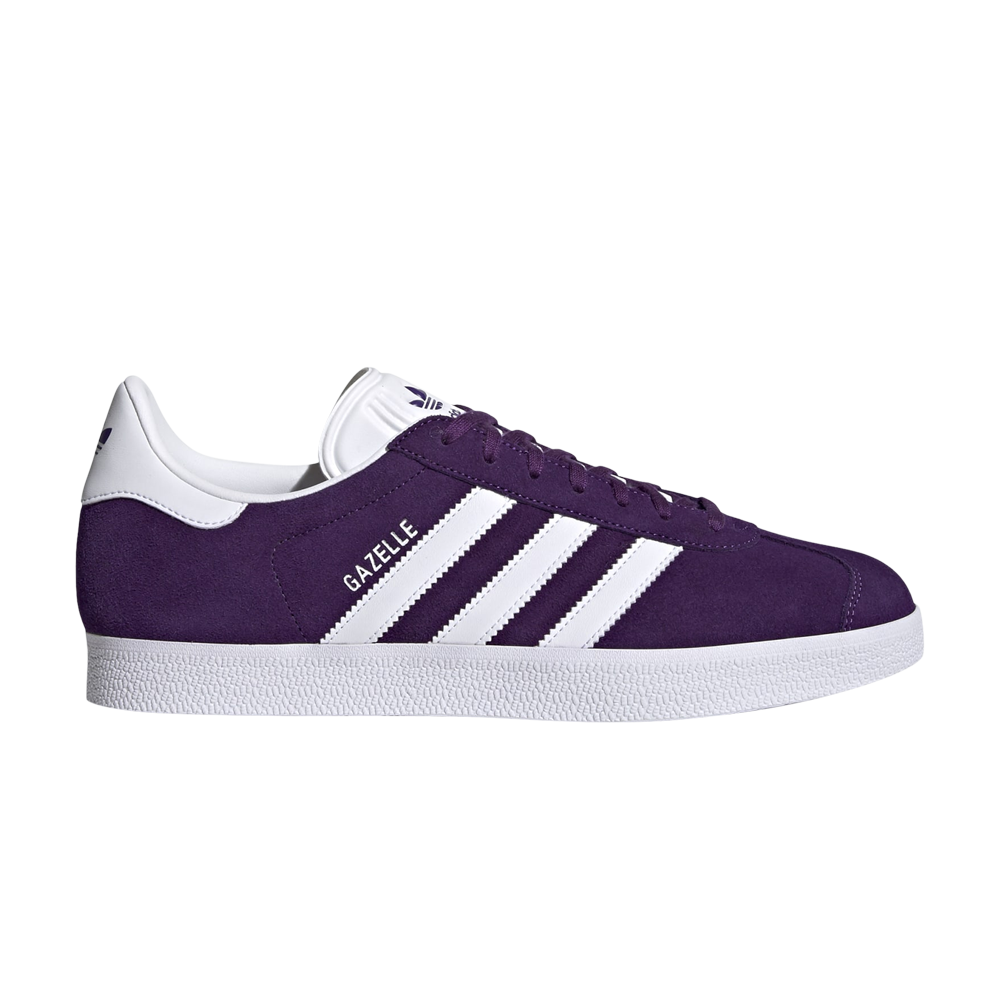adidas gazelle purple white