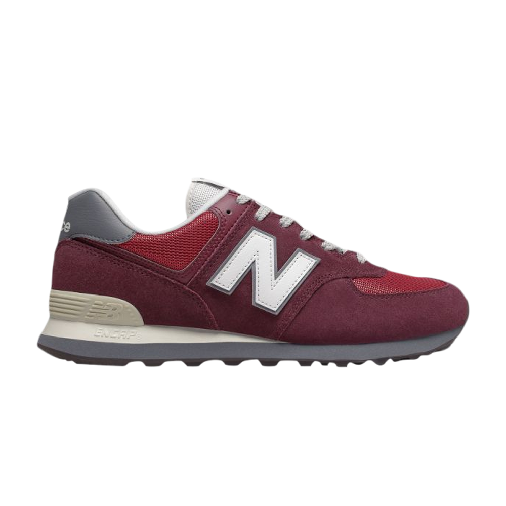 Pre-owned New Balance 574v2 'burgundy' In Red