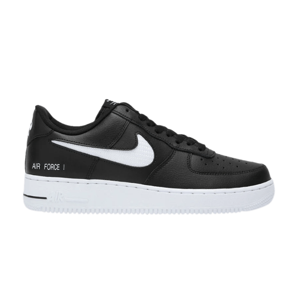 white forces black swoosh