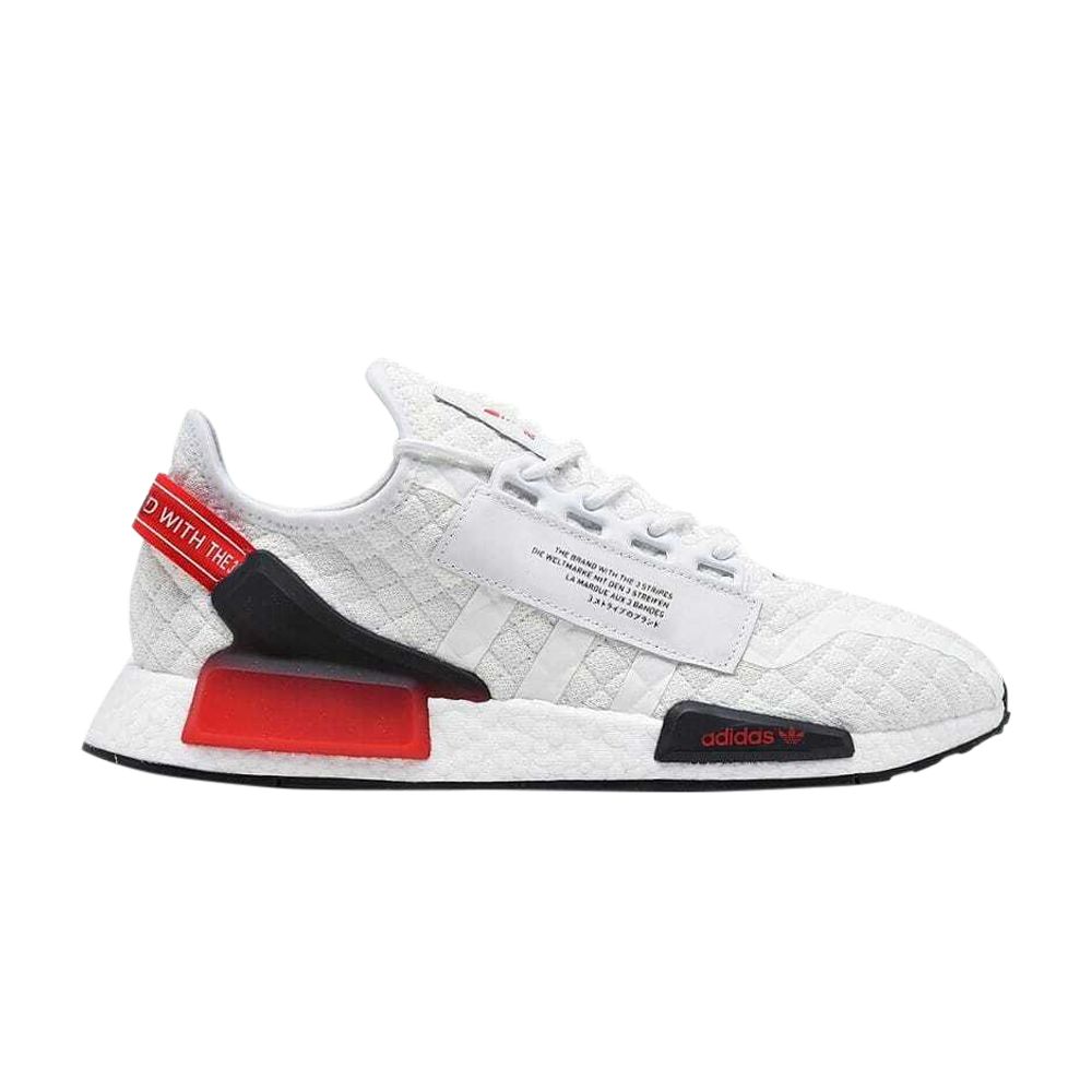 ADIDAS ORIGINALS NMD_R1 V2 'QUILTED - WHITE SOLAR RED'