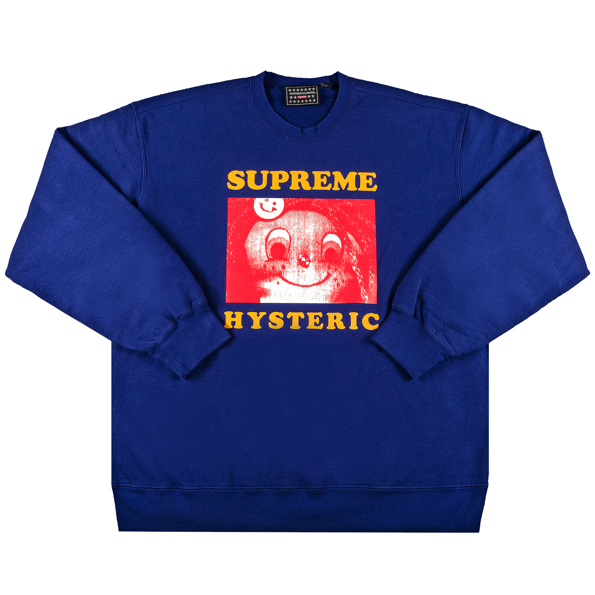 Pre-owned Supreme X Hysteric Glamour Crewneck 'dark Royal' In Blue