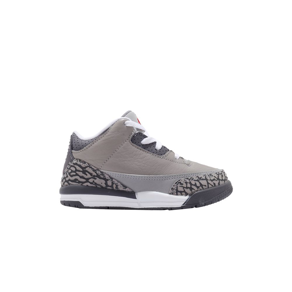 Pre-owned Air Jordan 3 Retro Td 'cool Grey' 2021 | Infant Size 4 In Gray
