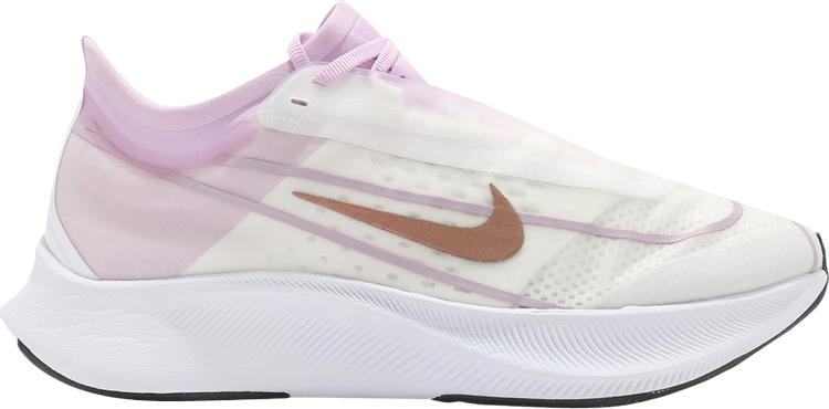 Wmns Zoom Fly 3 'White Light Arctic Pink Bronze'