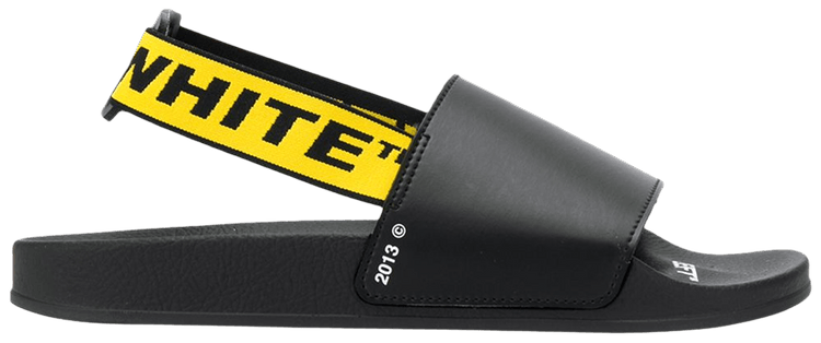 Off-White Industrial Strap Sliders 'Black'