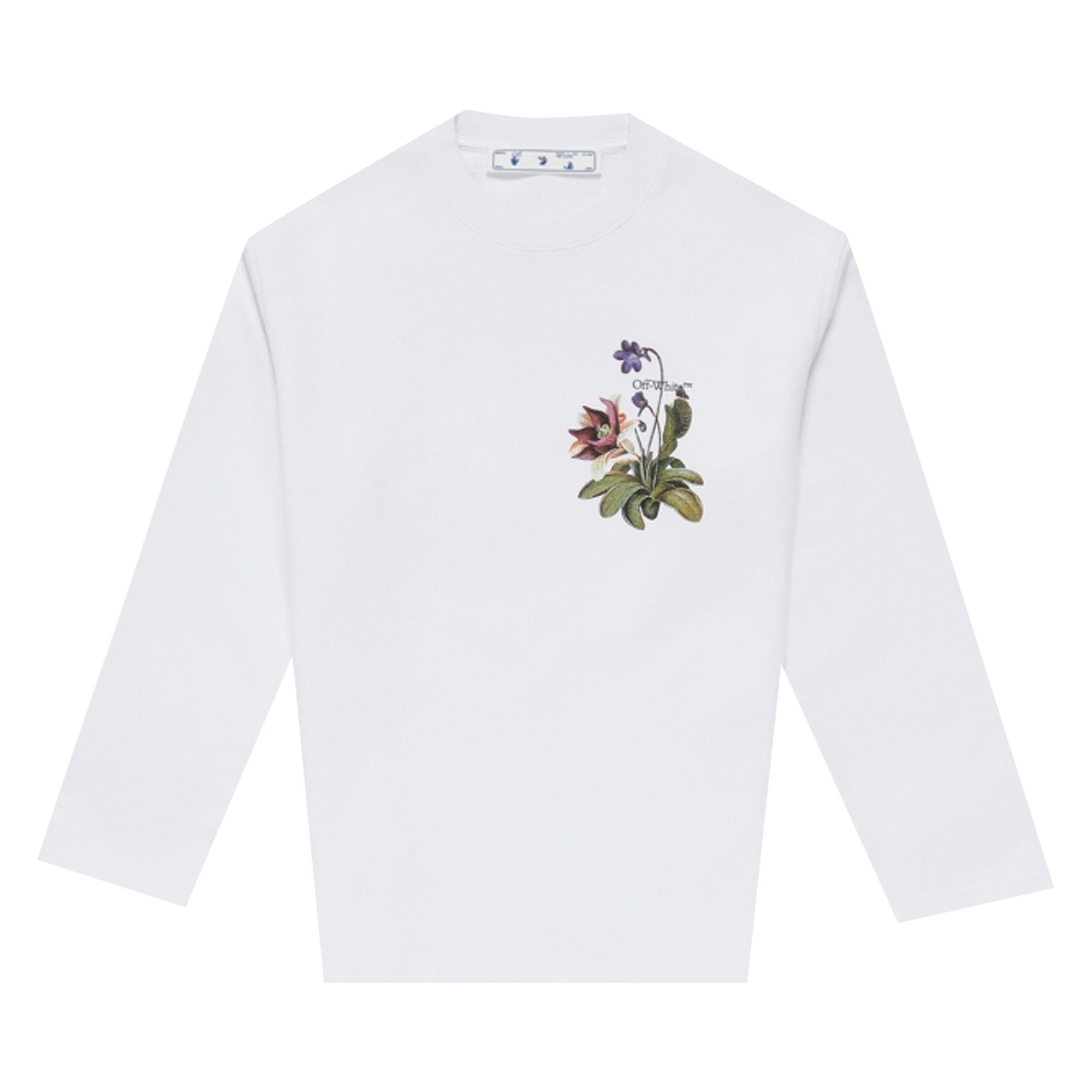 Pre-owned Off-white Botanical Sweatshirt 'white/green'