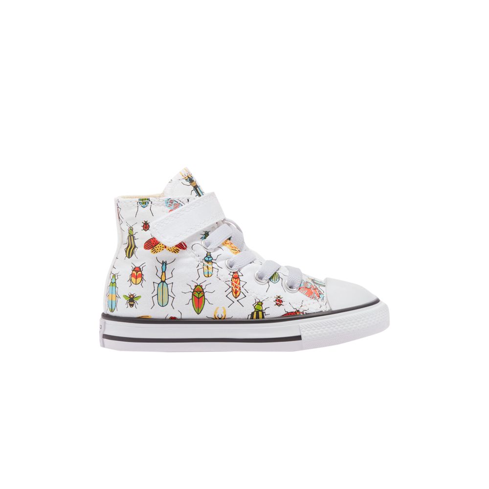 Pre-owned Converse Chuck Taylor All Star High Td 'a Bug's World' | White | Infant Size 7