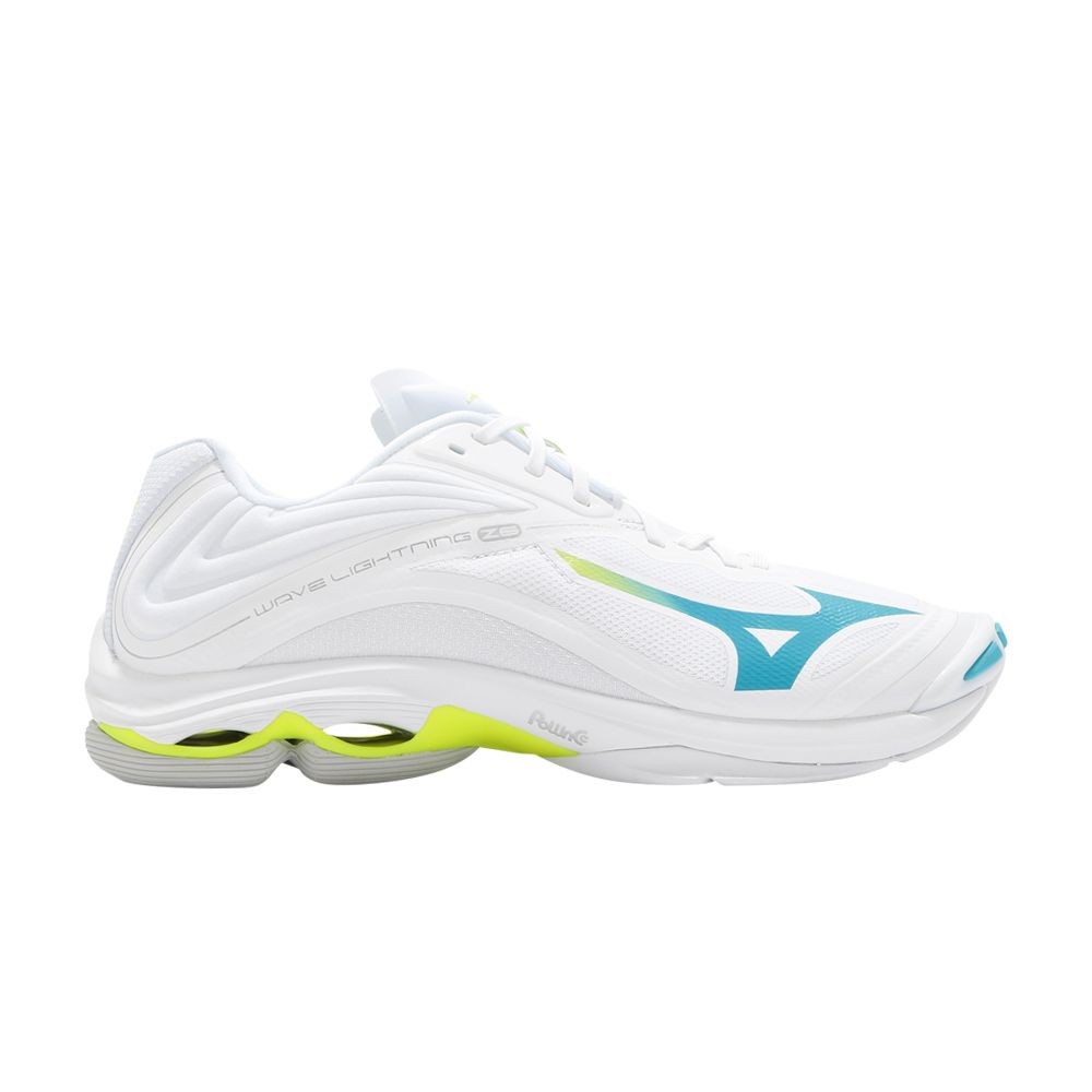 Pre-owned Mizuno Wave Lightning Z6 'white Blue'