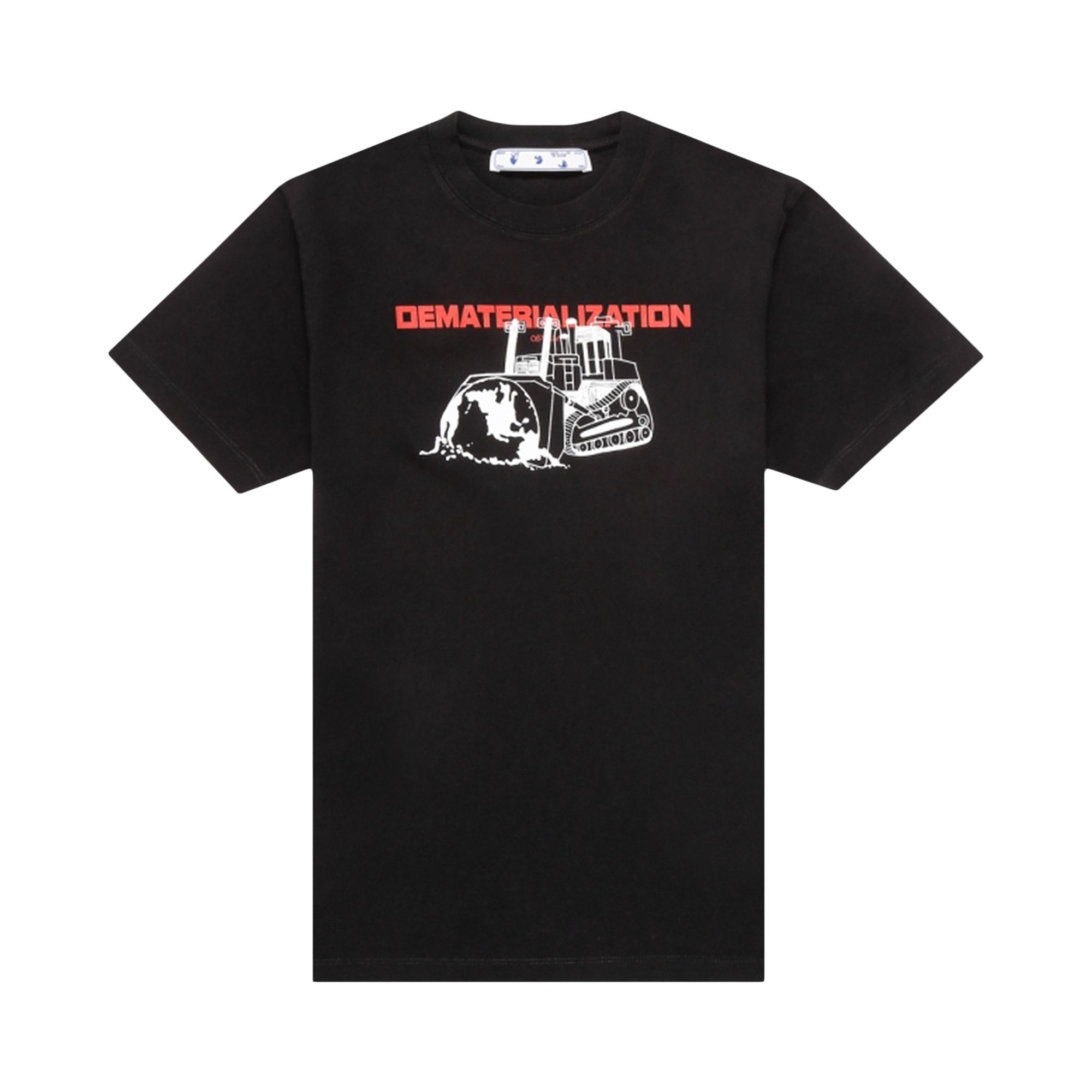 Pre-owned Off-white Dematerialization Tee 'black/red'