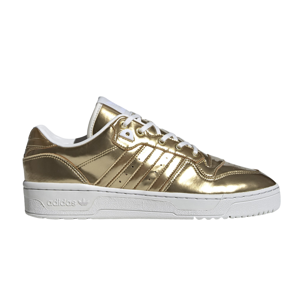 Pre-owned Adidas Originals Rivalry Low 'gold Metallic'