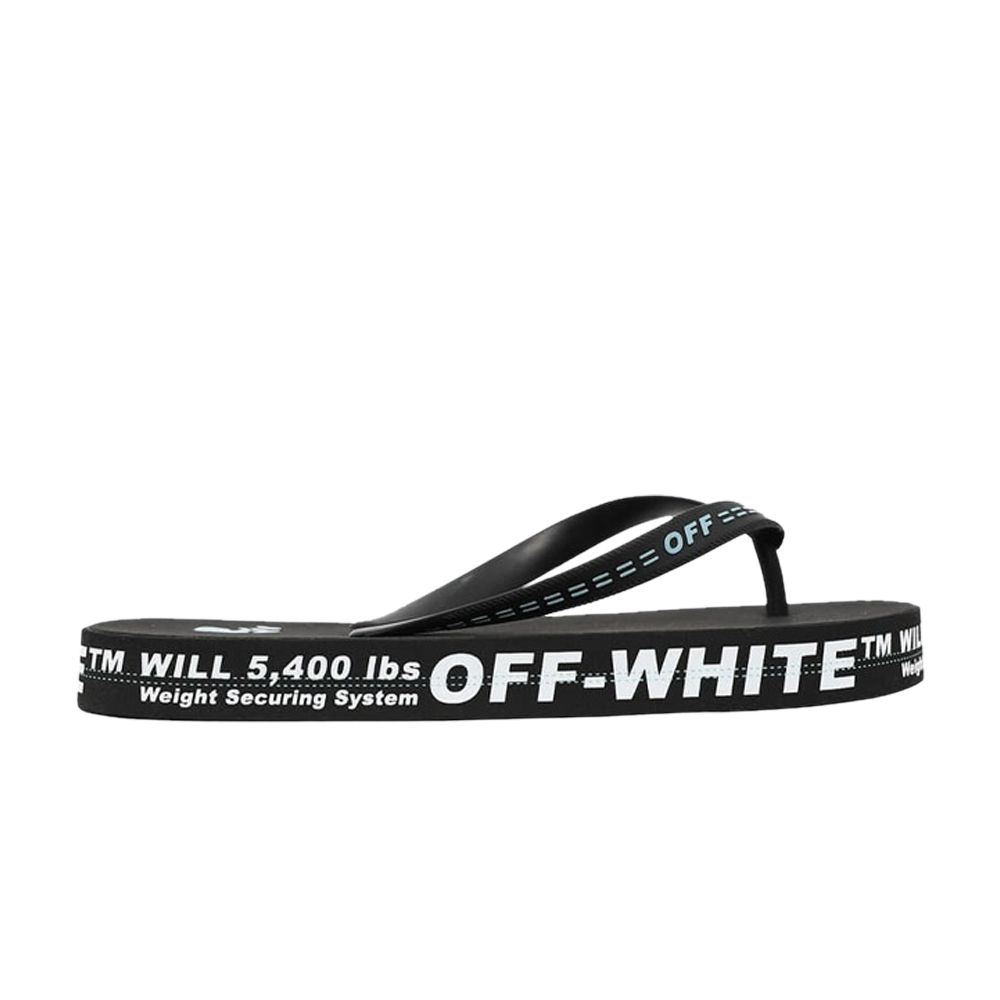 Off-White Off-White Industrial Flip Flops 'Weight Securing System - Black' | Men's Size 44