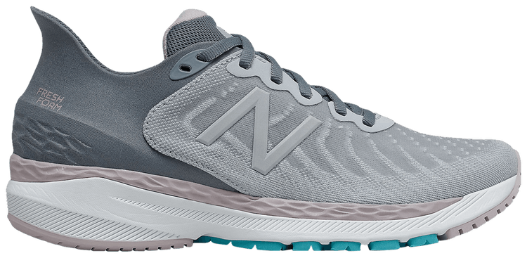 New Balance Wmns Fresh Foam 860v11 2A Wide Light Cyclone Logwood