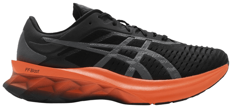 Asics Novablast Black Marigold Orange