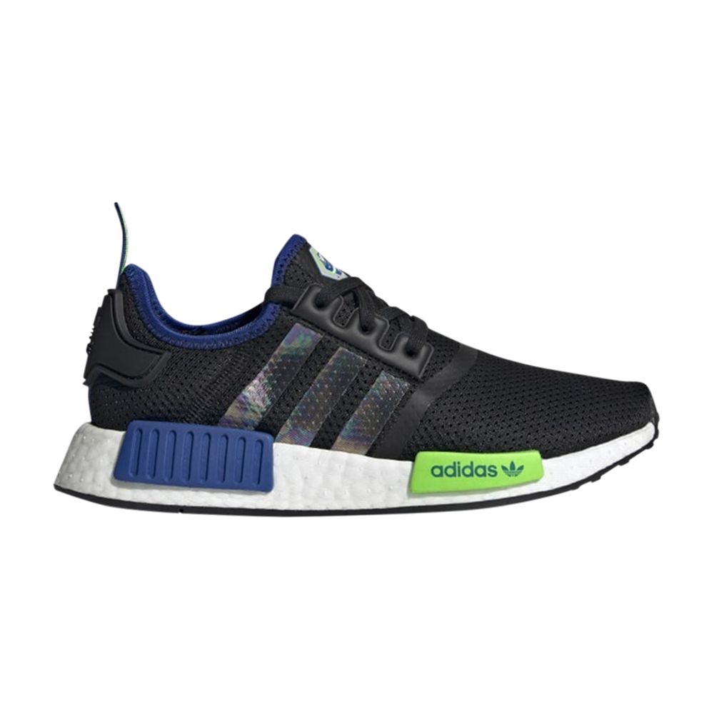 Pre-owned Adidas Originals Adidas Nmd_r1 J 'gaia Space Mission' | Black | Kid's Size 6.5