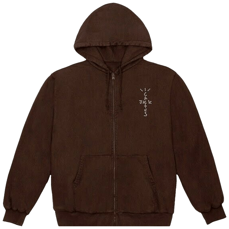 Travis Scott Cactus Jack For Fragment Manifest Letterman Jacket -  Brown/Cream