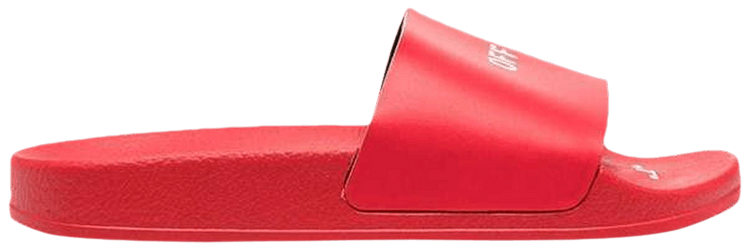 Off white red best sale slides