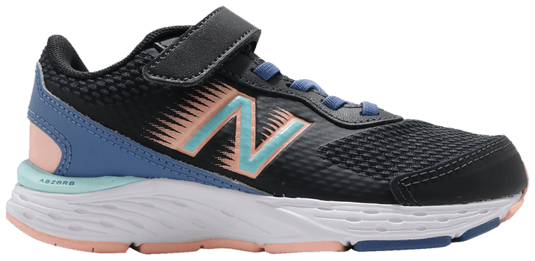 New Balance 680v6 Kids Wide Phantom Stellar Blue