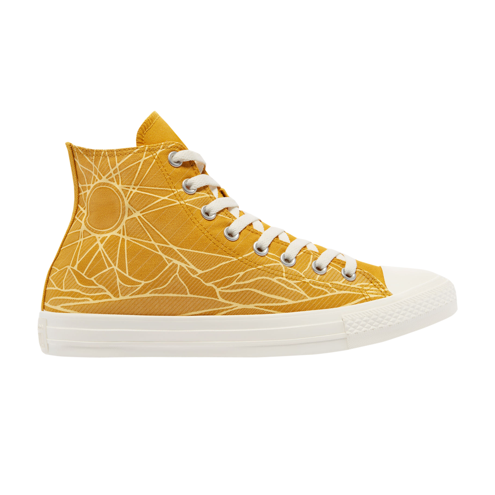 Pre-owned Converse Chuck Taylor All Star High 'summer Daze' In Yellow