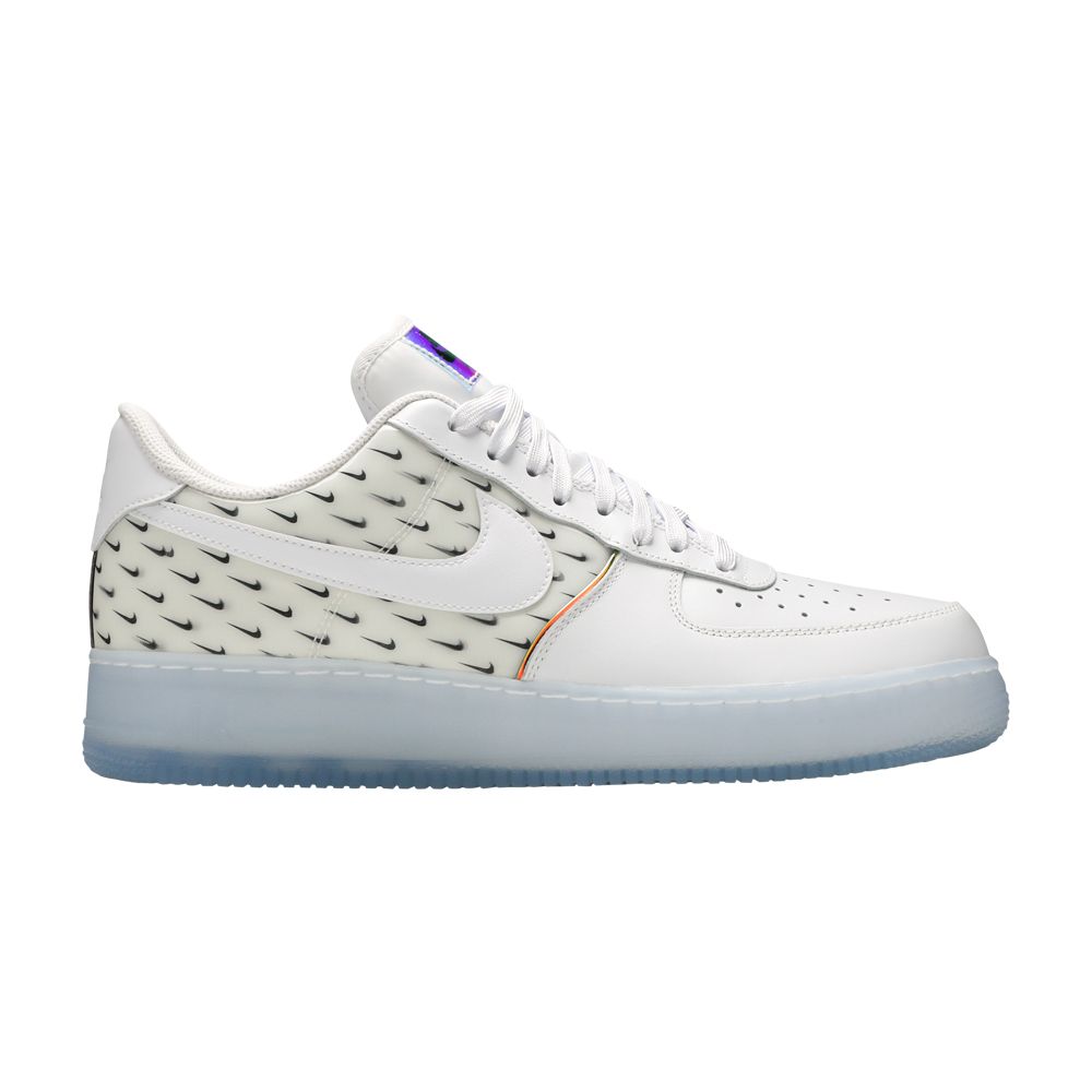 Nike Air Force 1 '07 Premium 'Swoosh Pattern' | White | Men's Size 14