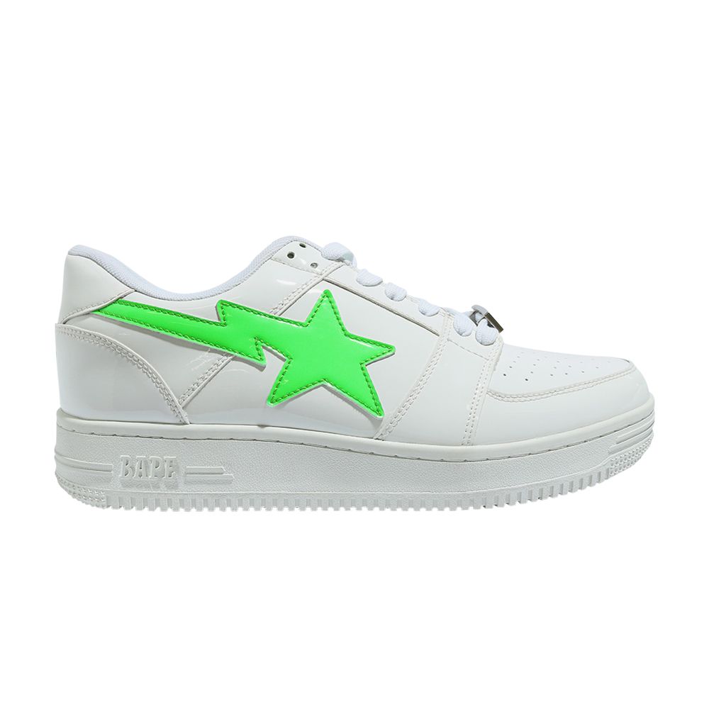 BAPE The Weeknd x XO Bapesta Low M2 'White Neon Green' | Men's Size 8 - 1FWG231912-WHT