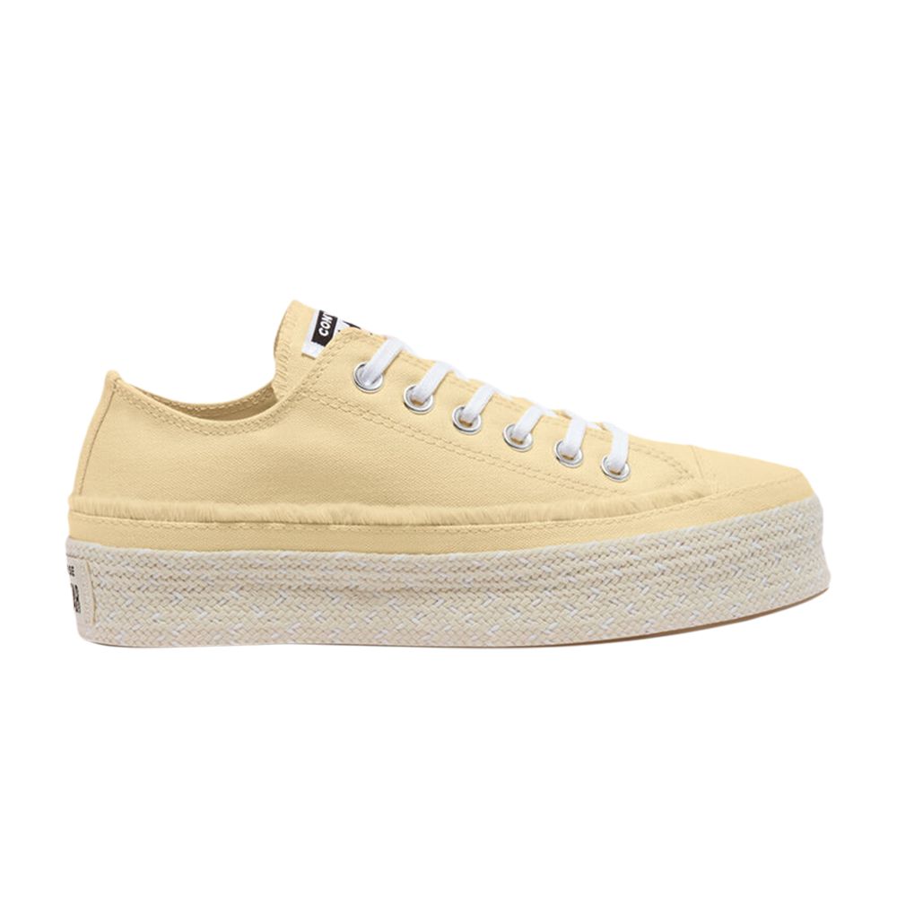 Pre-owned Converse Wmns Chuck Taylor All Star Low 'color Espadrille - Banana Cake' In Yellow