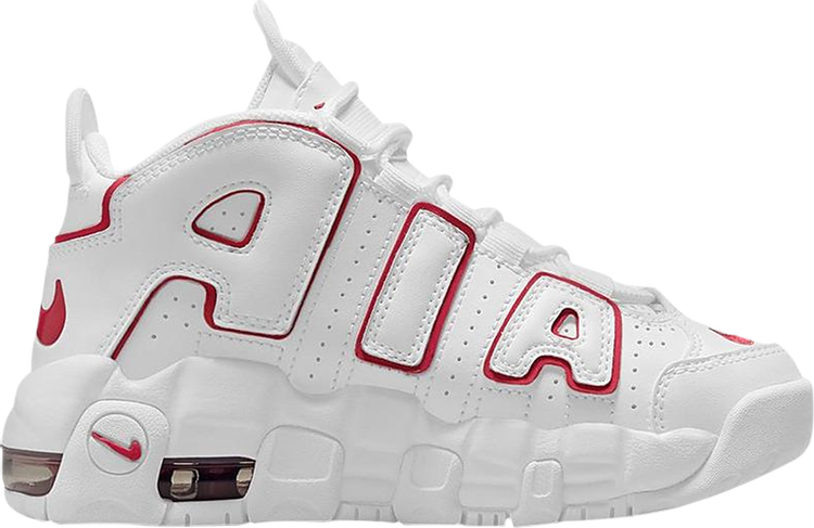Air More Uptempo PS 'White Varsity Red' 2021