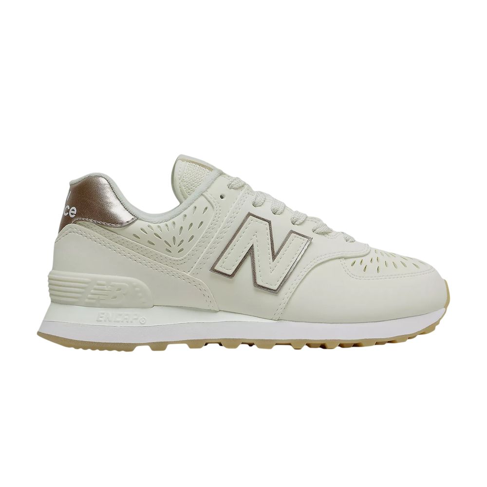 Pre-owned New Balance Wmns 574 'sea Salt Gold' | Cream | Women's Size 6