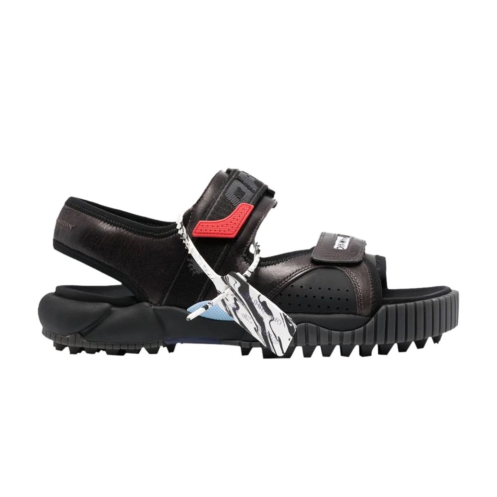 Pre-owned Off-white Odsy Sandal 'black Violet' | Men's Size 42