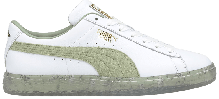 Puma Wmns Basket In Bloom   Desert Sage