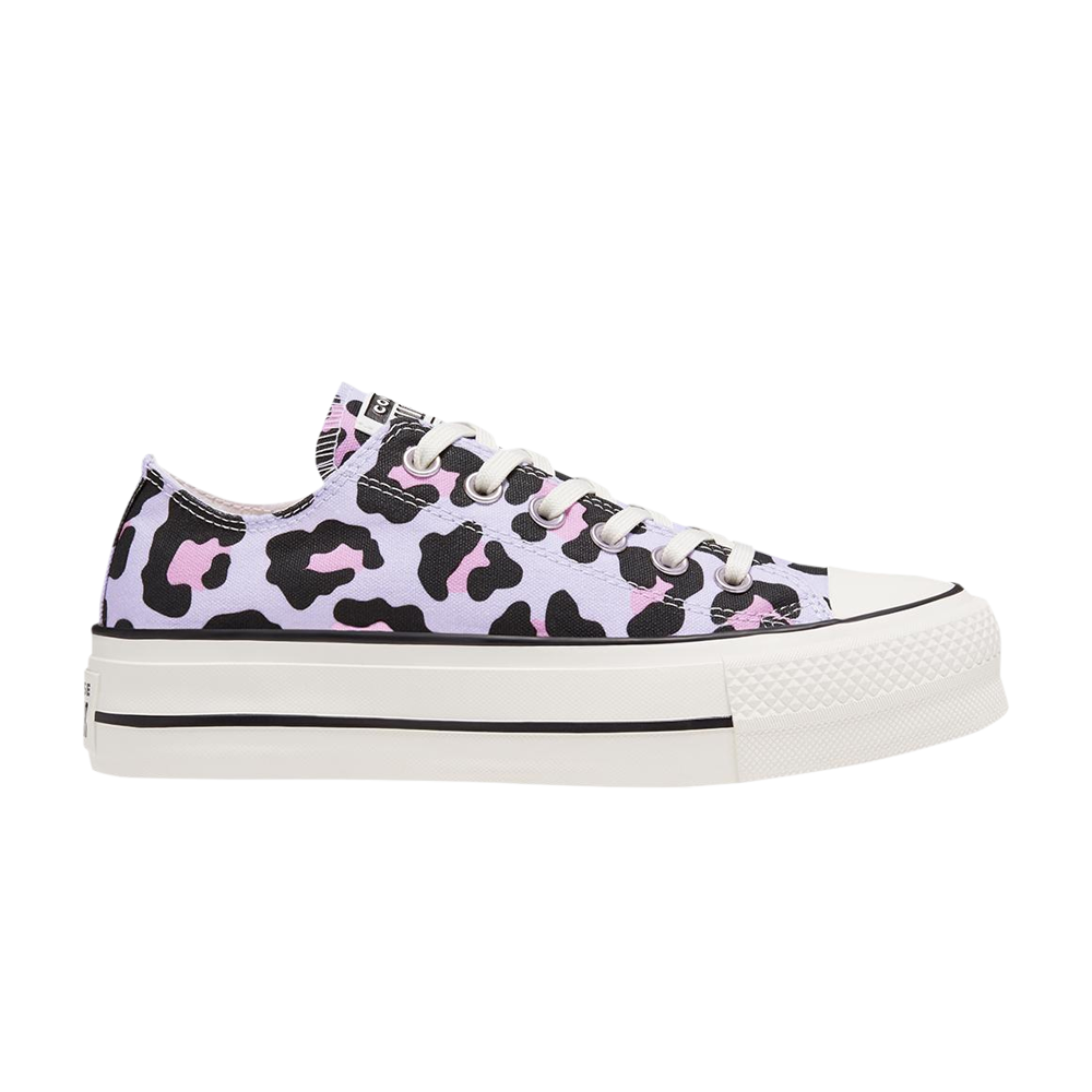 Pre-owned Converse Wmns Chuck Taylor All Star Lift Low 'leopard' In Multi-color
