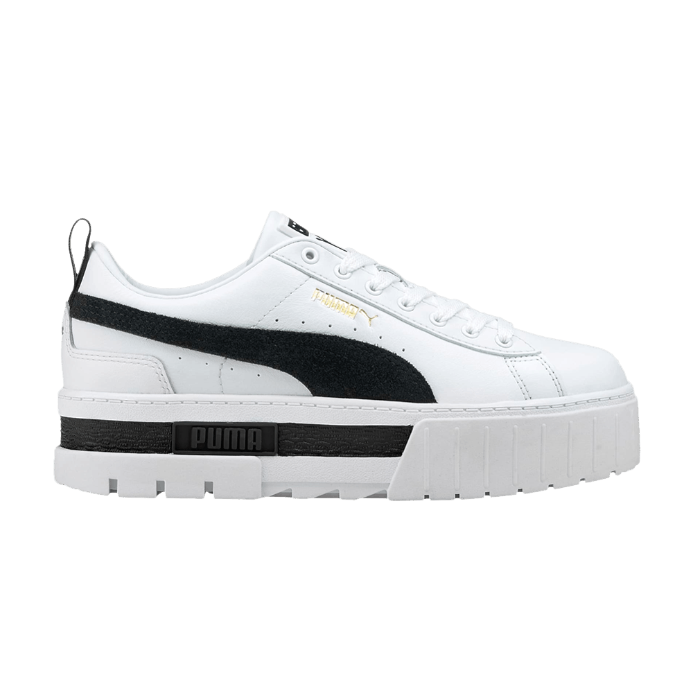 puma mayze white black