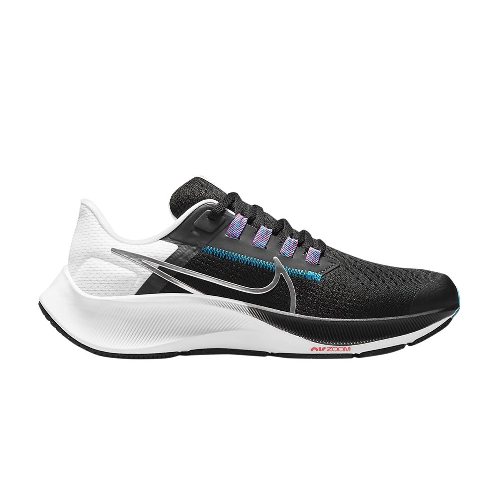 Nike Air Zoom Pegasus 38 GS 'Black Metallic Silver' | Kid's Size 7