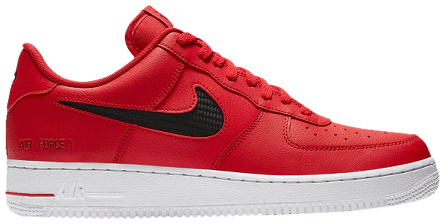Buy Air Force 1 '07 LV8 'Cut Out Swoosh University Red' CZ7377 600