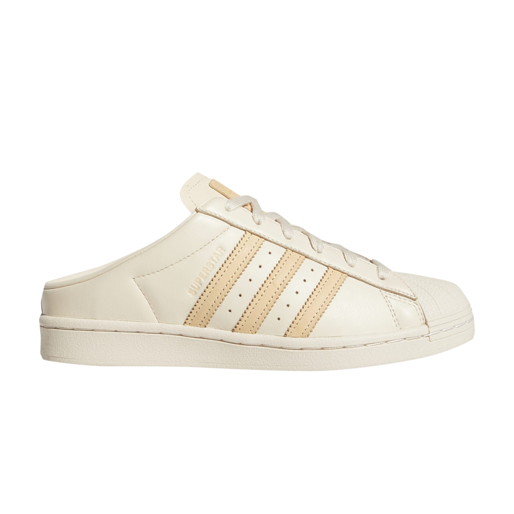 Pre-owned Adidas Originals Wmns Superstar Mule 'halo Ivory' In Cream