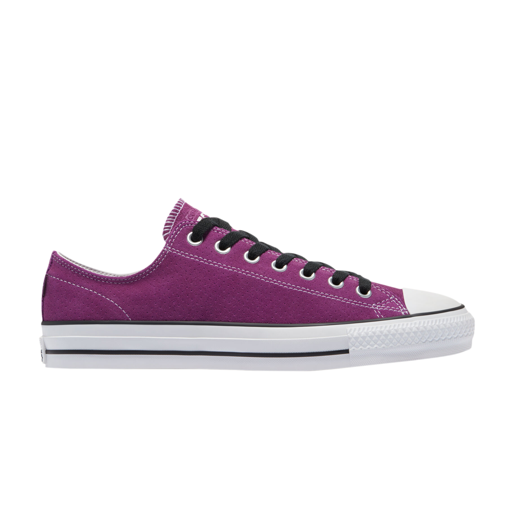 Pre-owned Converse Chuck Taylor All Star Pro Skate Low 'perforated Suede - Nightfall Violet' In Purple