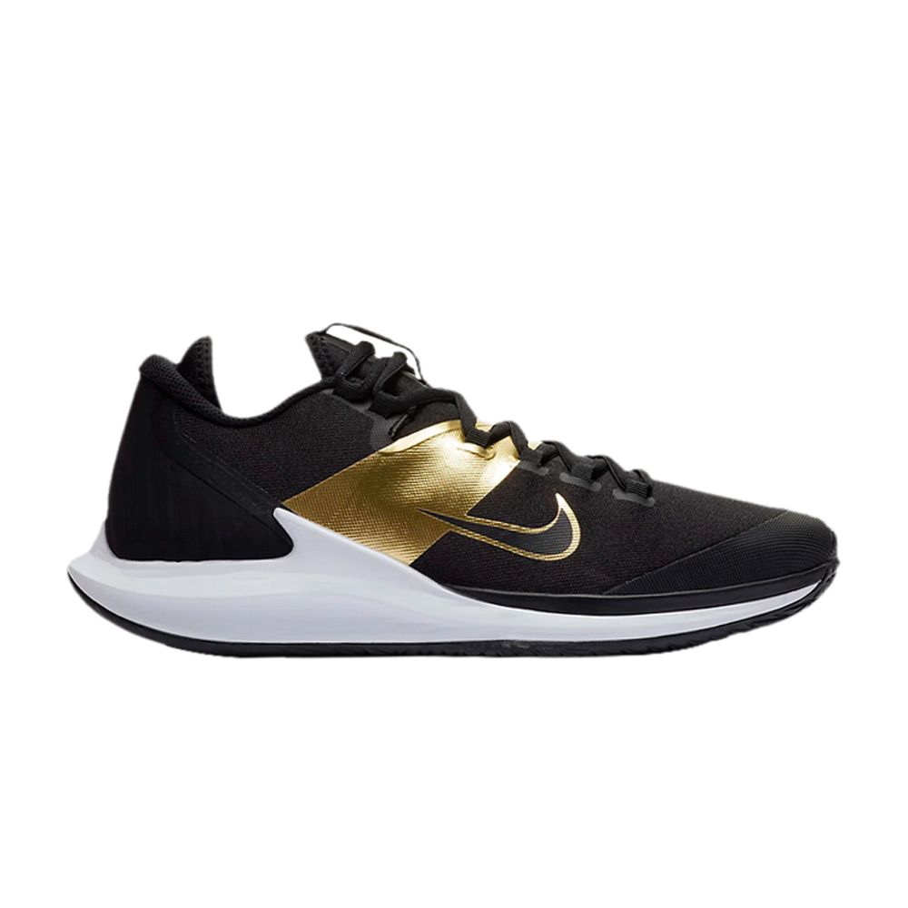 NIKE NIKECOURT AIR ZOOM ZERO HC 'BLACK METALLIC GOLD'