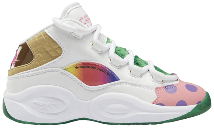 Hasbro x Reebok Question Mid Little Kid Candy Land