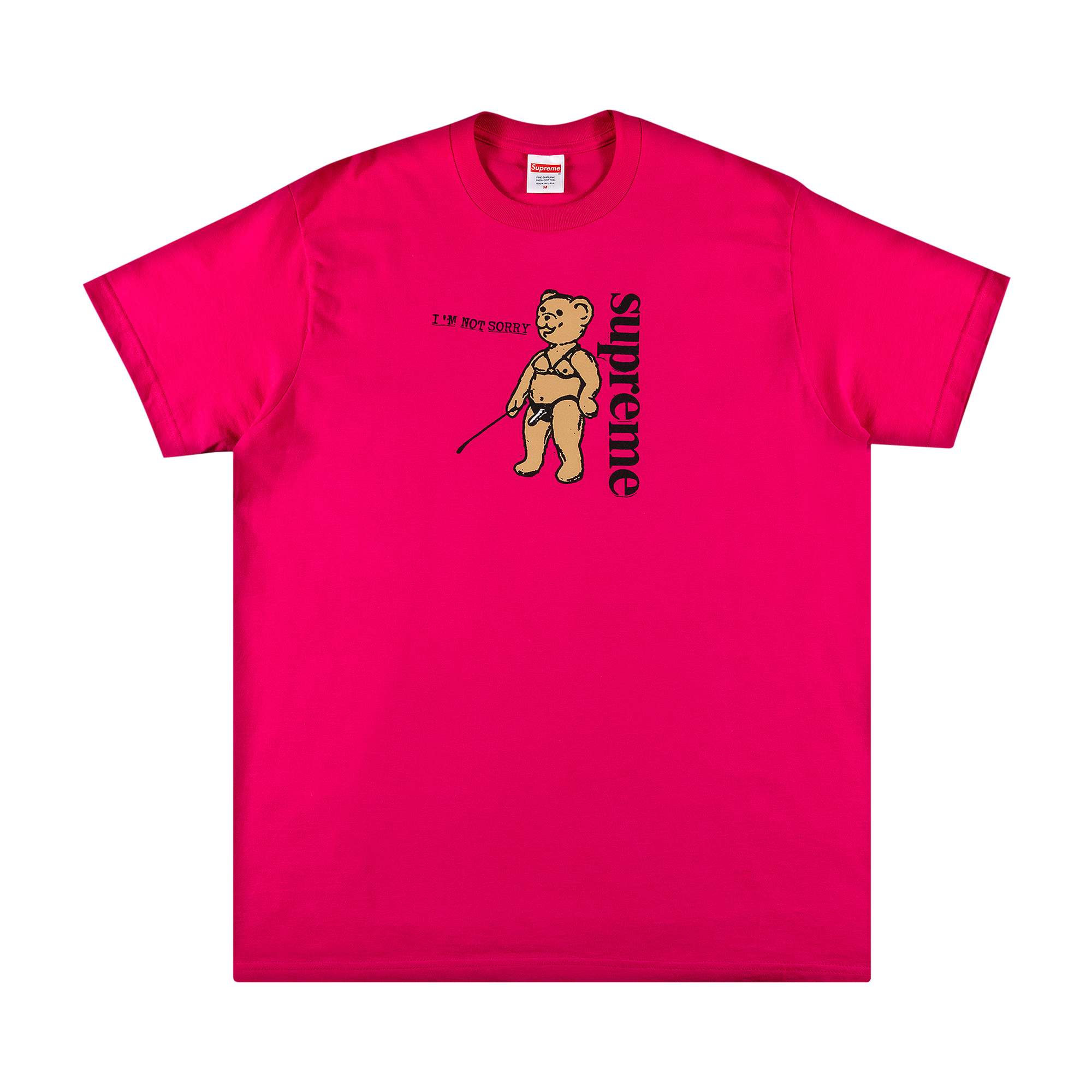 Pre-owned Supreme Not Sorry Tee 'pink'