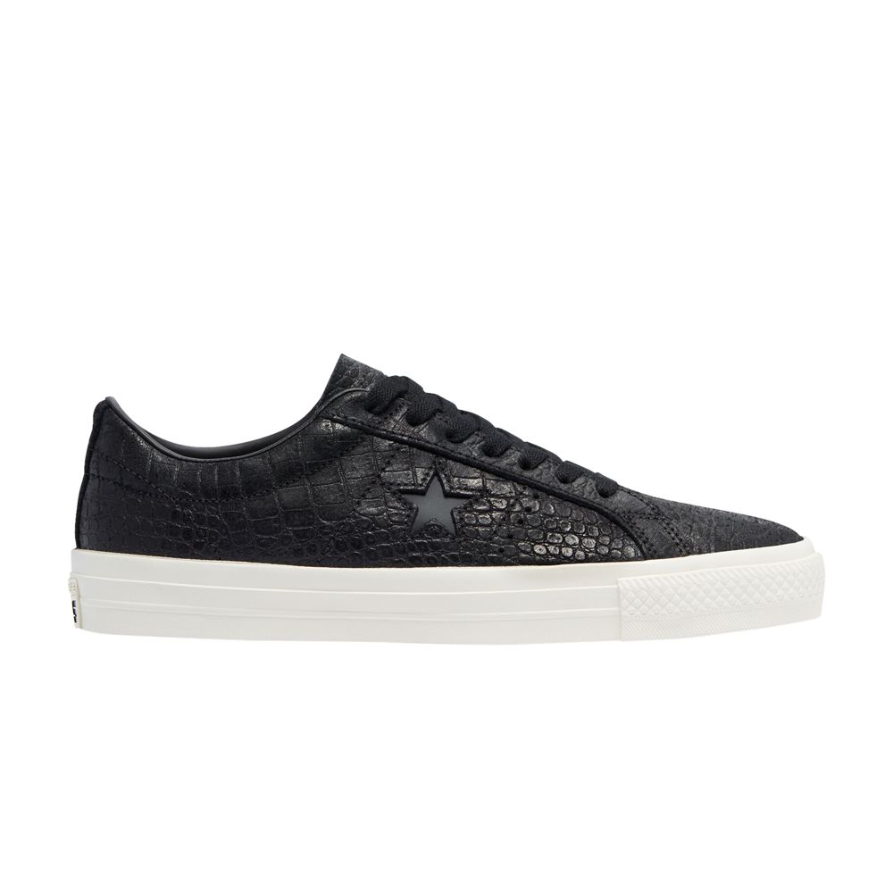 CONVERSE ONE STAR PRO LOW 'CROC EMBOSS - BLACK'