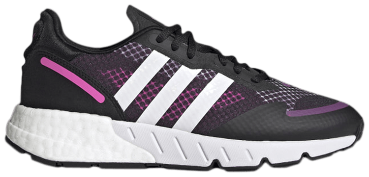 Adidas Wmns ZX 1K Boost Black Screaming Pink