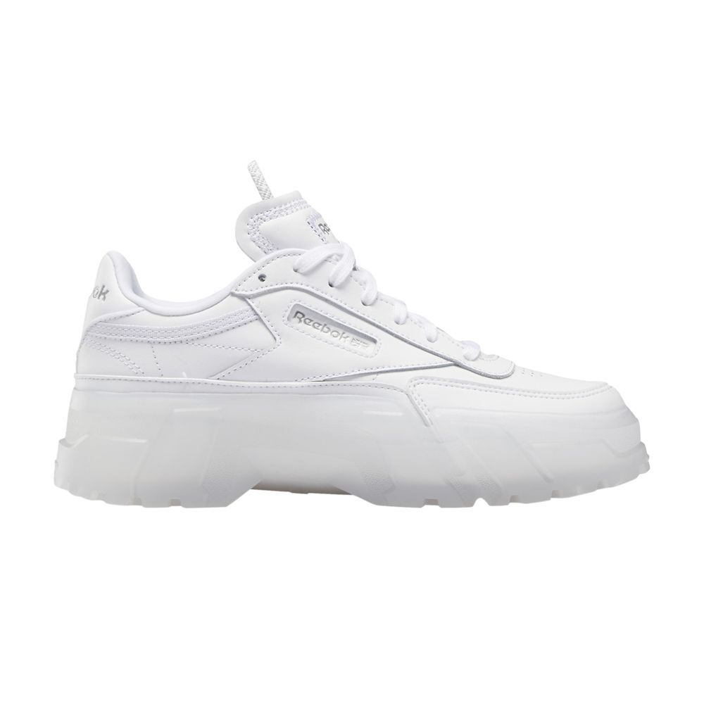 Pre-owned Reebok Cardi B X Club C J 'triple White' | Kid's Size 5