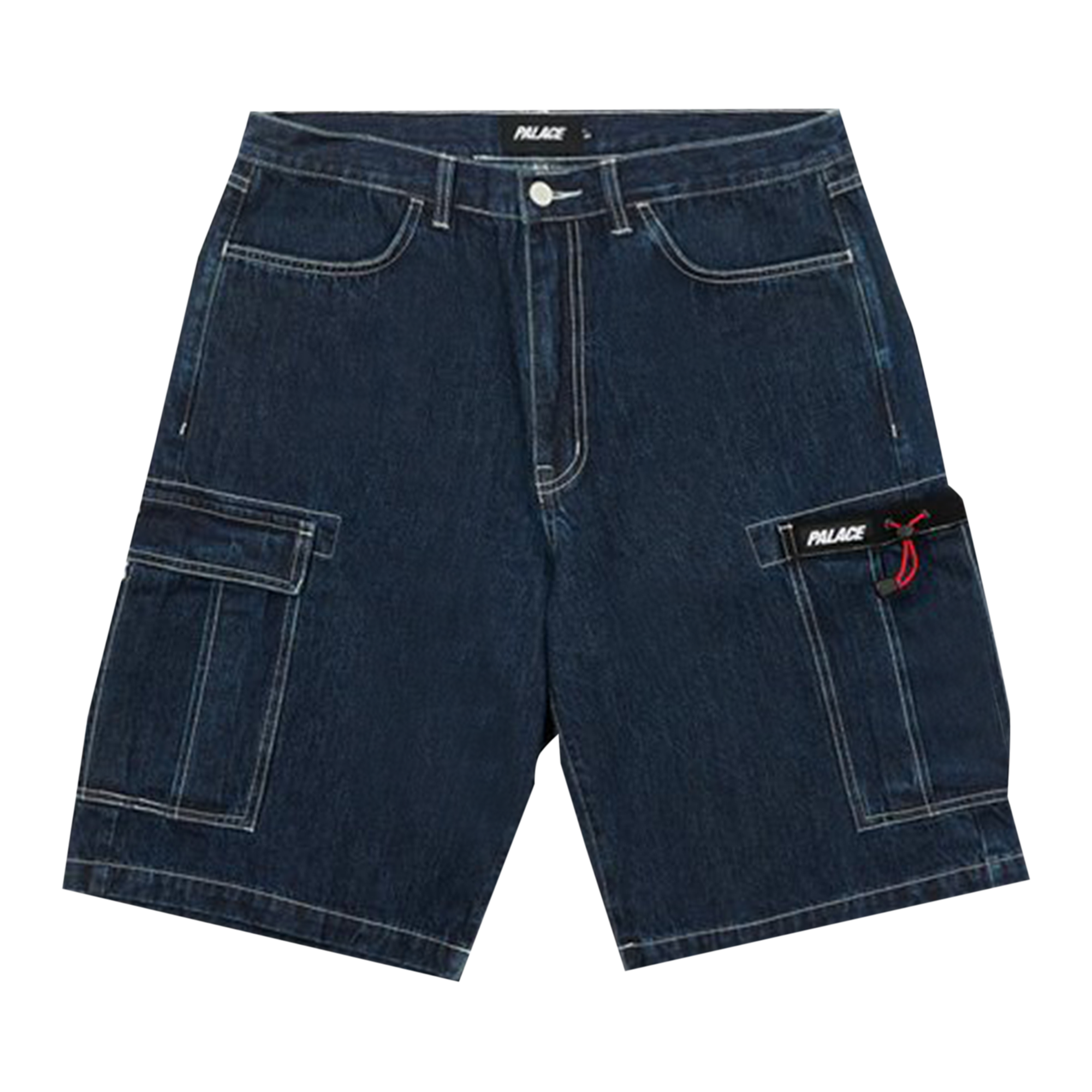 Pre-owned Palace Drawcord Pocket Denim Shorts 'indigo' In Blue